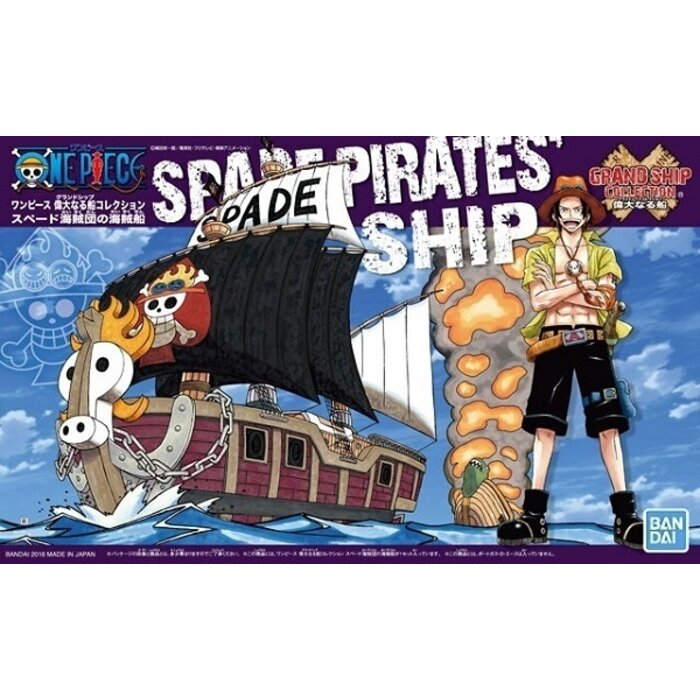 Bandai One Piece Model Kit Ship Spade Pirates
