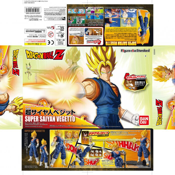 Bandai Dragon Ball Super Saiyan Vegetto Figur Rise Standard Model Kit