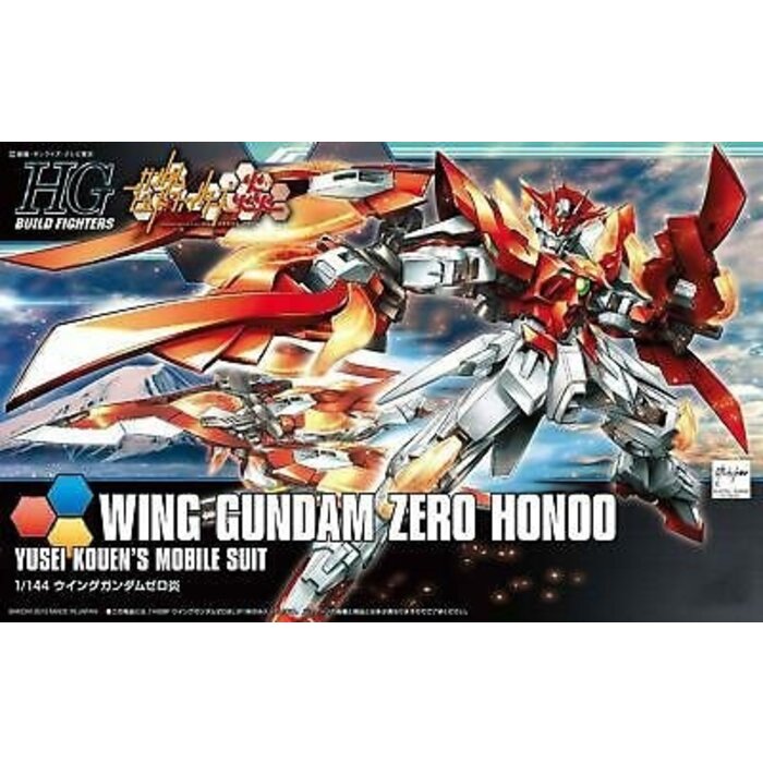 Bandai Gundam HGBF Wing Gundam Zero Honoo 1/144 Build Fighters Model Kit 033