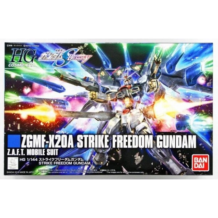Bandai Gundam HG 1/144 ZGMF-X20A Strike Freedom Gundam Model Kit 201