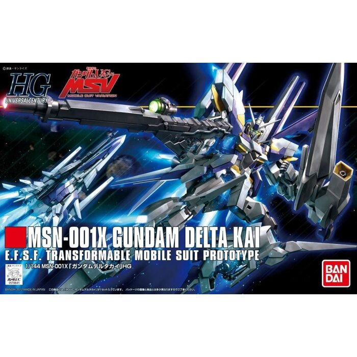 Bandai Gundam HGUC 1/144 MSN-001X Delta Kai Gundam Model Kit 148