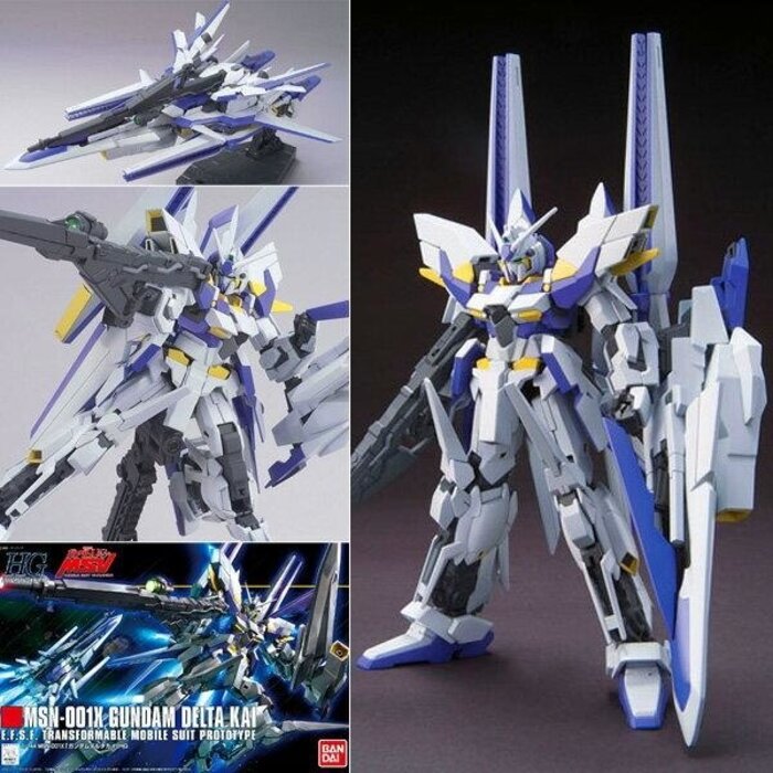 Bandai Gundam HGUC 1/144 MSN-001X Delta Kai Gundam Model Kit 148