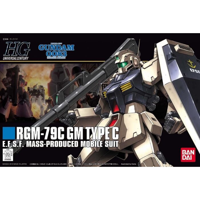 Bandai Gundam HGUC RGM-79 GM Type C 1/144 Model Kit 113
