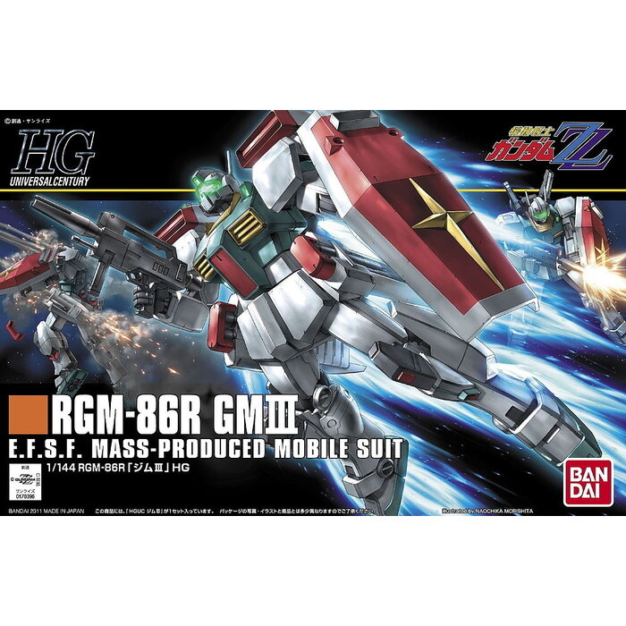 Bandai Gundam HGUC RGM-86R GM III 1/144 Model Kit 126