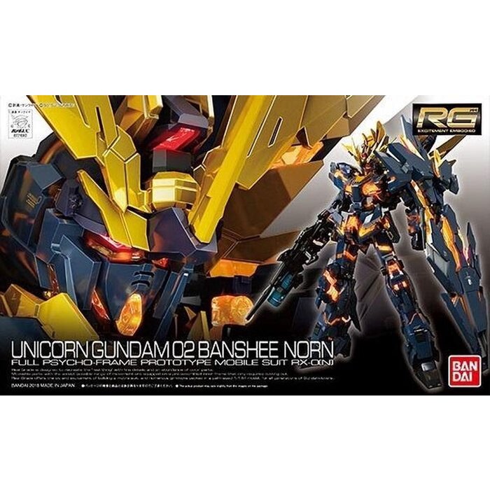 Bandai Gundam RG 1/144 Unicorn Gundam 02 Banshee Norn Model Kit 27