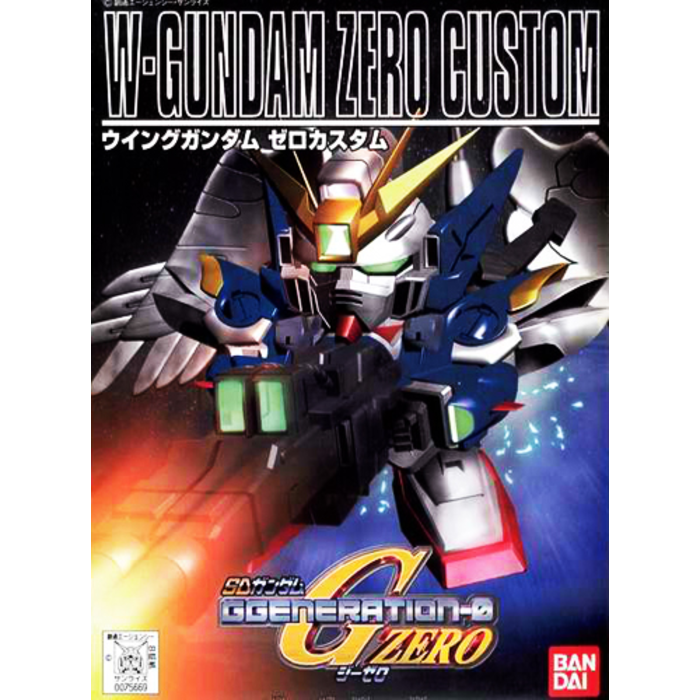 Bandai Gundam SD BB203 W Gundam Zero Custom Model Kit 8cm