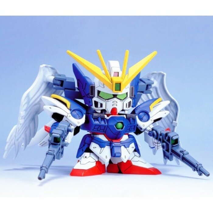 Bandai Gundam SD BB203 W Gundam Zero Custom Model Kit 8cm