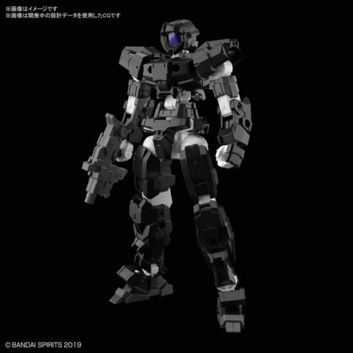 Bandai Gundam 30MM 1/144 eEXM17 - Alto Black Model Kit 13