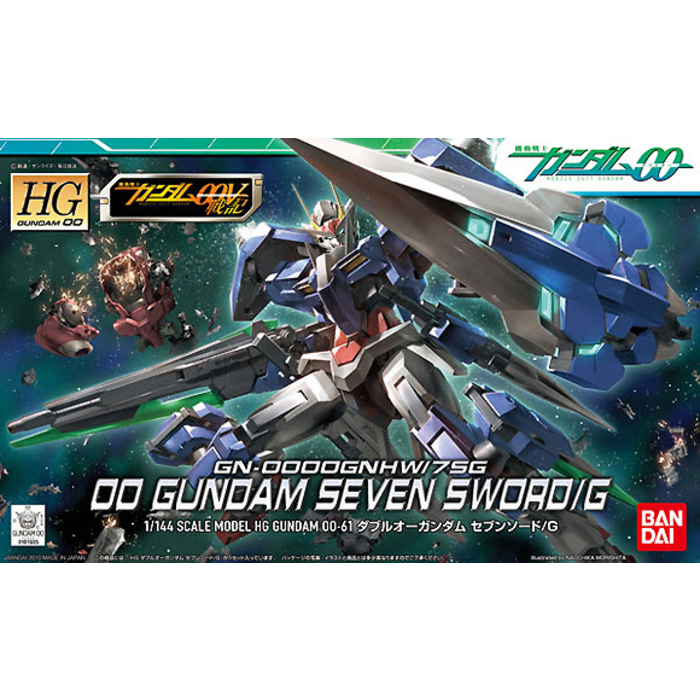 Bandai Gundam HG 1/144 OO Gundam Seven Sword/G ModelKit 13cm 61