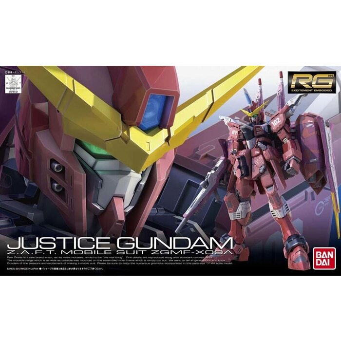 Bandai Gundam Justice Gundam RG 1/144 Model Kit 09