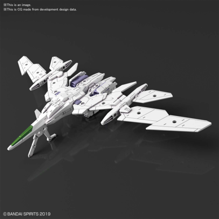 Bandai Gundam 30MM 1/144 EVA Vehicle Air Fighter White Model Kit