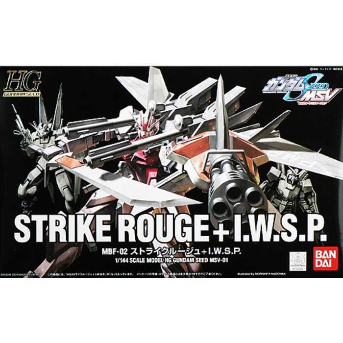 Bandai Gundam HG 1/144 Strike Rouge MSV MBF-02 I.W.S.P Model Kit 01