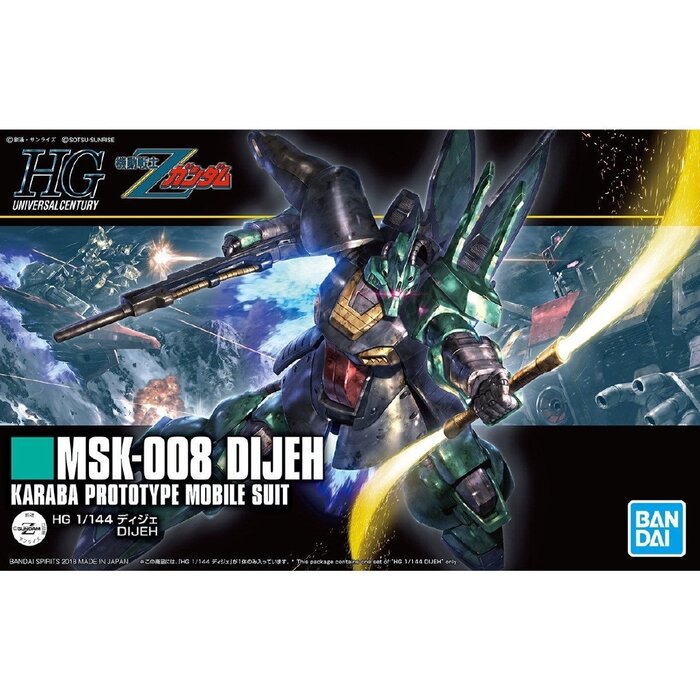 Bandai Gundam HGUC 1/144 MSK-008 Dijeh Model Kit