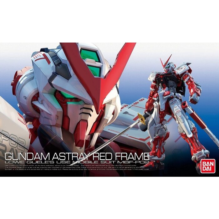 Bandai Gundam RG 1/144 MBF-P02 Gundam Astray Red Frame Model Kit 13cm 19