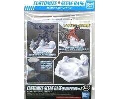 Bandai Gundam Customize Scene Base 03 Snowfield Version Model Kit