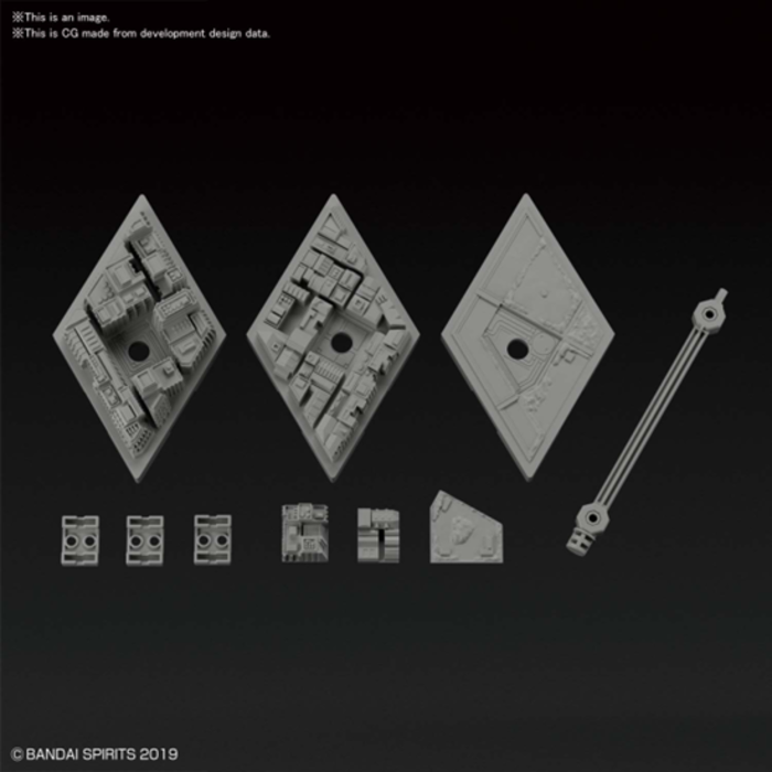 Bandai Gundam Customize Scene Base 04 Landscape Version Model Kit