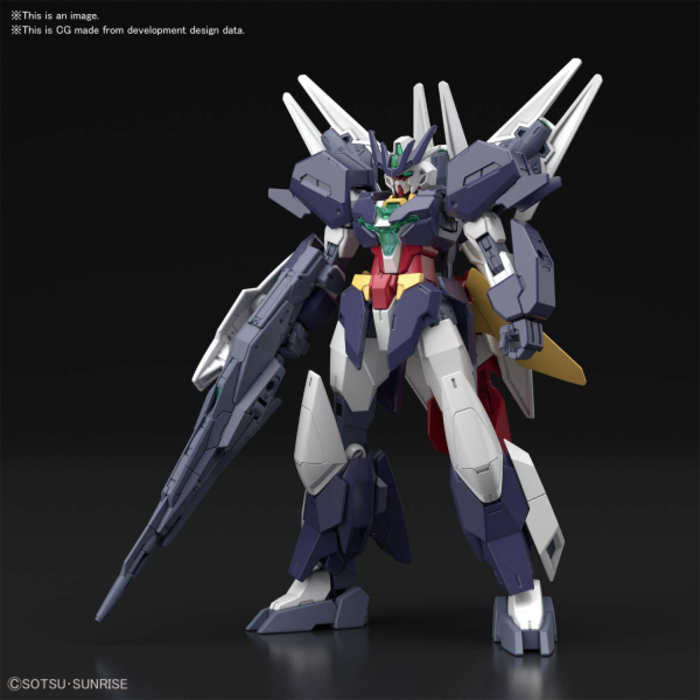 Bandai Gundam HGBD-R 1/1447 Uraven Gundam Hiroto's Mobile Suit Model Kit 023