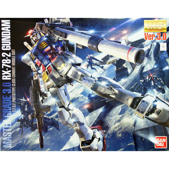 Bandai Gundam MG 1/100 RX-78-2 Gundam Ver 3.0 Model Kit 18cm