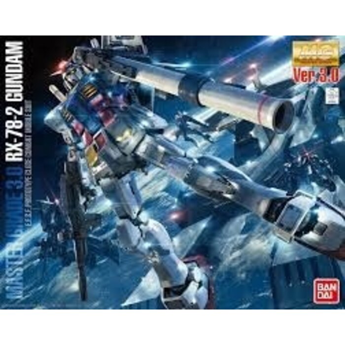 Bandai Gundam MG 1/100 RX-78-2 Gundam Ver 3.0 Model Kit 18cm