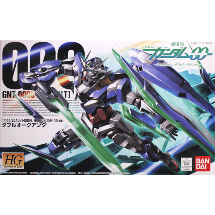 Bandai Gundam HG 1/144 OO Qan(T) Gundam 00/66 Model Kit 66