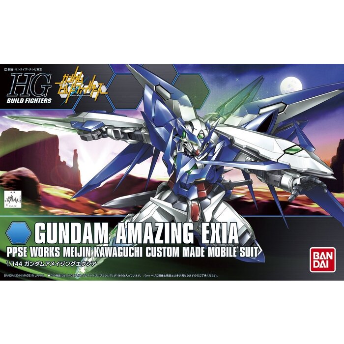 Bandai Gundam HG Build Fighters 1/144 Gundam Amazing Exia Model Kit 016