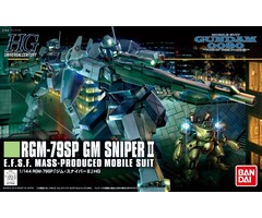 Bandai Gundam HGUC 1/144 RGM-79SP GM Sniper II Model Kit 13cm 146