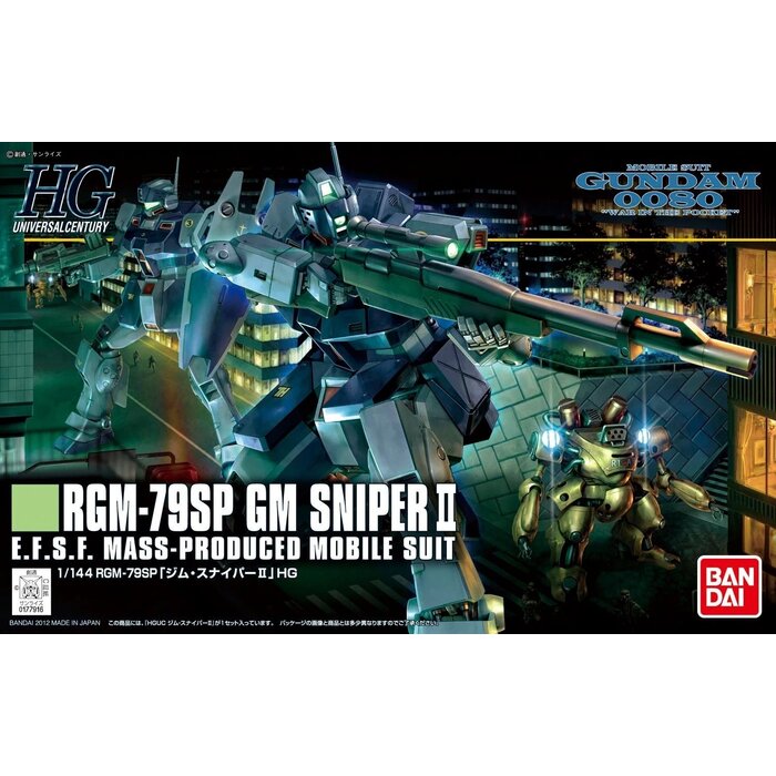 Bandai Gundam HGUC 1/144 Gundam RGM-79SP GM Sniper II Kit 13cm 146