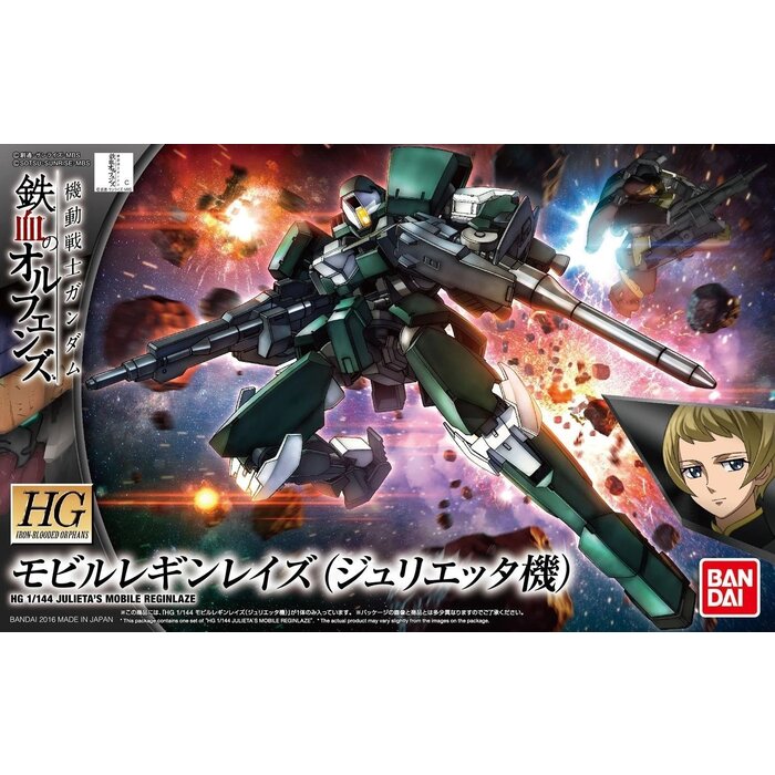 Bandai Gundam IBO HG 1/144 Julieta's Mobile Reginlaze Model Kit 13cm 024