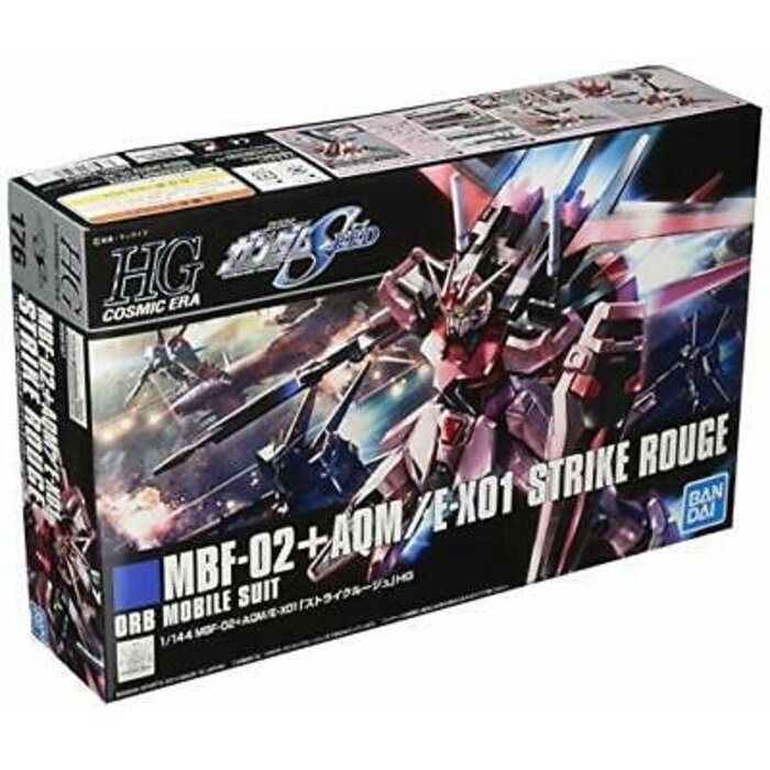 Bandai Gundam HGCE 1/144 MSG Seed Strike Rouge MBF-02+AQM/E-X01 Model Kit 176