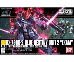 Bandai Gundam HGUC 1/144 RX-79BD-2 Blue Destiny Unit 2 Exam Model Kit 208