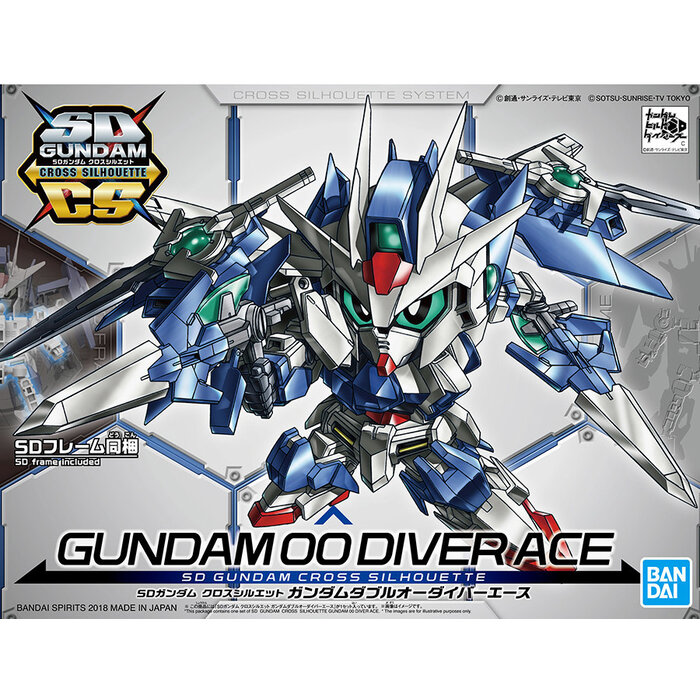 Bandai Gundam SD Cross Silhouette 00 Diver Ace Model Kit 06