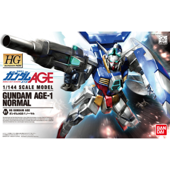 Bandai Gundam HG 1/144 Gundam Age-1 Normal Model Kit 01