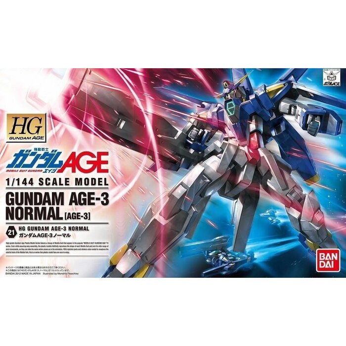 Bandai Gundam HG 1/144 Gundam Age-3 Normal Model Kit 21