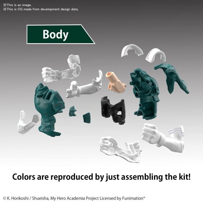 Bandai My Hero Academia EG Izuku Midoriya Model Kit 14cm