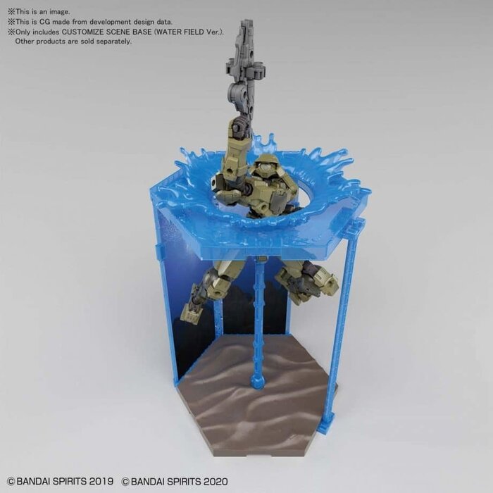 Bandai Gundam Customize Scene Base (Water Field Version) 05