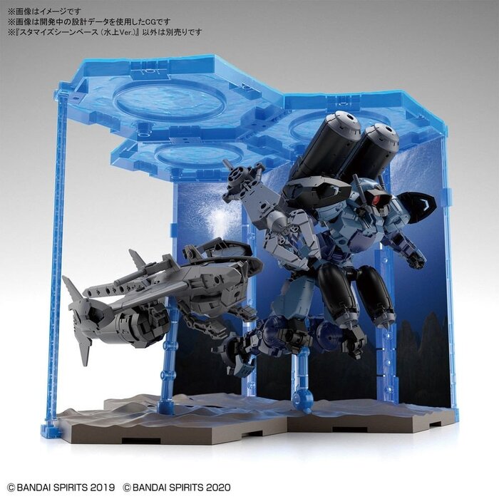 Bandai Gundam Customize Scene Base (Water Field Version) 05