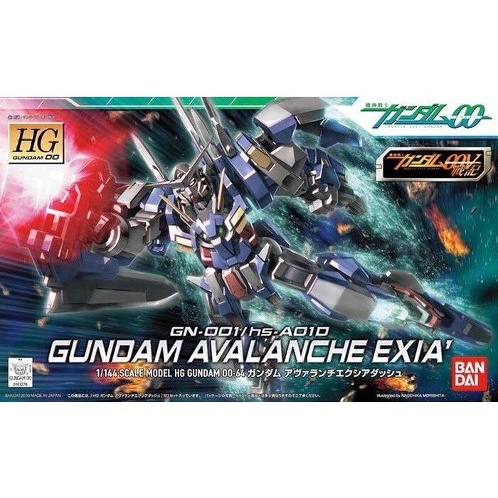Bandai Gundam HG OO 1/144 GN-001/HS-A010 Avalanche Exia Model Kit 64