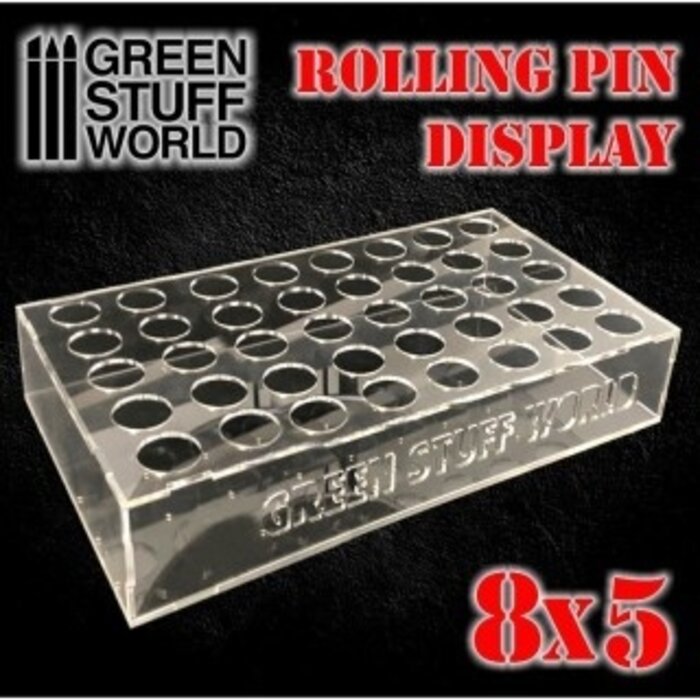 Green Stuff World Rolling Pins Display 8x5
