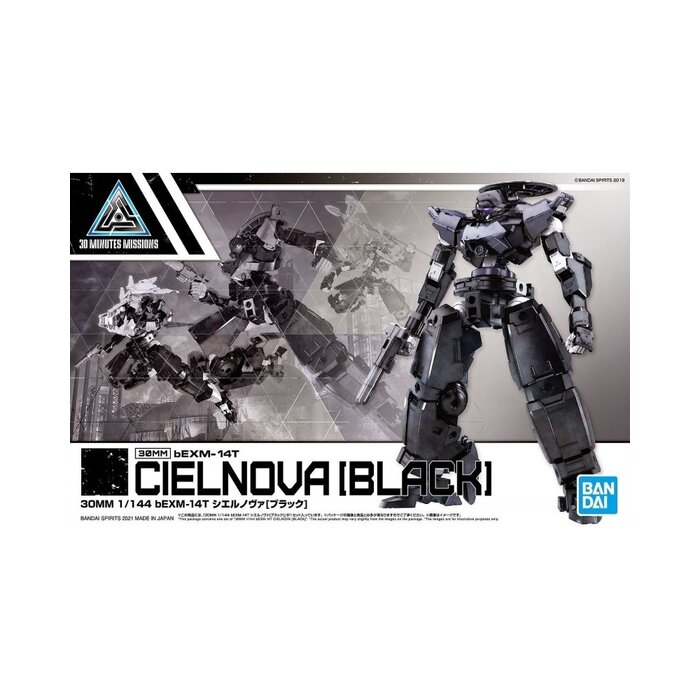 Bandai 30MM 1/144 bEXL-14T Cielnova Black Model Kit