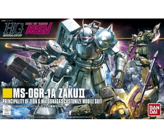 Bandai Gundam HGUC 1/144 MS06R-1A Shin Matsunaga Zaku II Model Kit 154