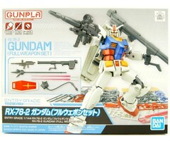 Bandai Gundam EG 1/144 RX-78-2 Full Weapon Set Model Kit