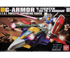 Bandai Gundam HGUC 1/144 G-Armor G-Fighter + RX-78-2 Gundam Model Kit 050