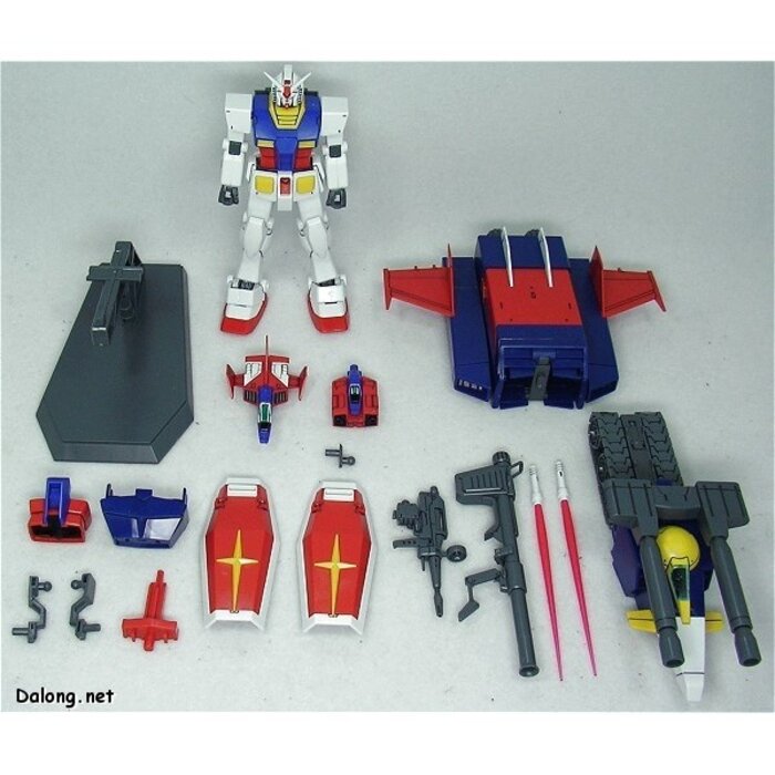 Bandai Gundam HGUC 1/144 G-Armor G-Fighter + RX-78-2 Gundam Model Kit 050