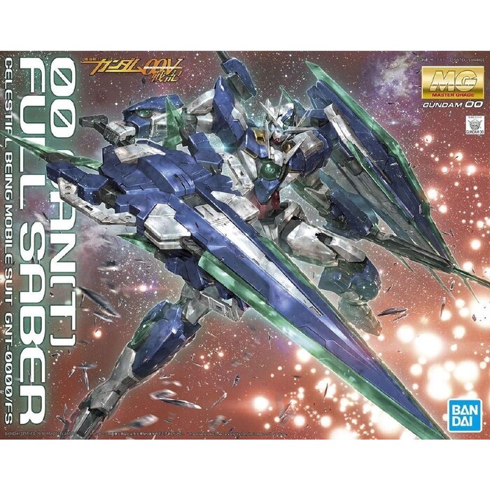 Bandai Gundam MG 1/100 00 Qan(t) Full Saber Mobile Suit Model Kit