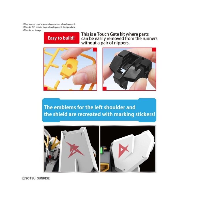 Bandai Gundam Entry Grade V Gundam 1/144 Model Kit