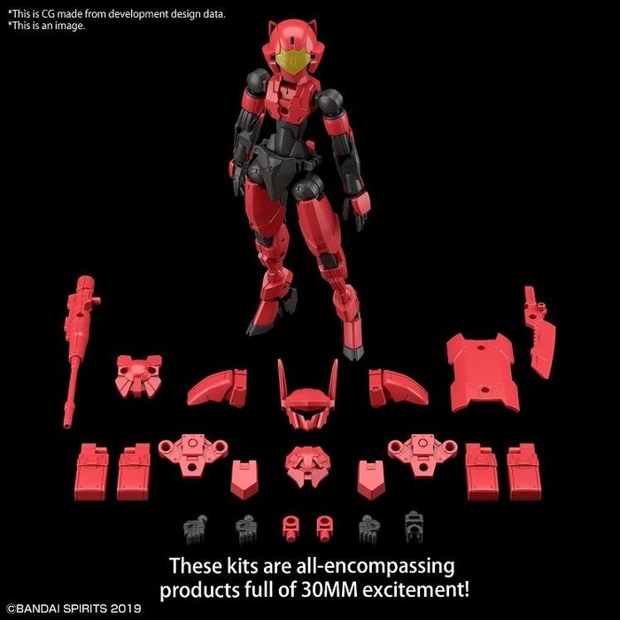 Bandai Gundam 30MM 1/144 EXM-E7c Spinatia (Commando Type) Model Kit 43