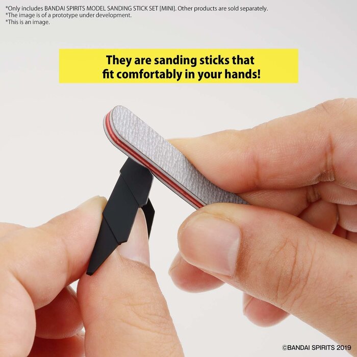 Bandai Gundam Acc Sanding Stick Mini Set Lime ponqeuse Model Kit 9 Pieces