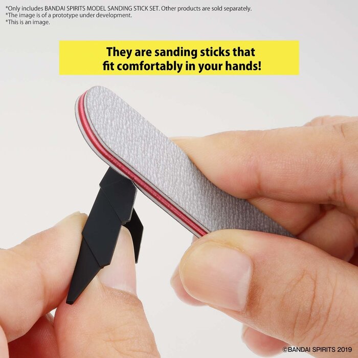 Bandai Gundam Acc Sanding Stick Set Lime Ponqeuse Model Kit 3 Pieces