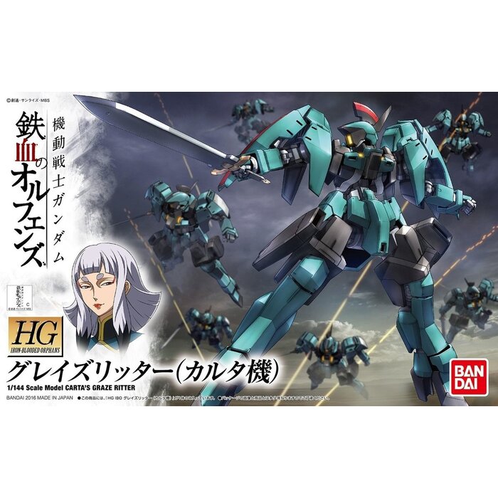 Bandai GUNDAM HG IBO 1/144 Carta's Graze Ritter Model Kit 017