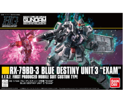 Bandai Gundam HG 1/144 R79BD-3 Blue Destiny Unit 3 EXAM Model Kit